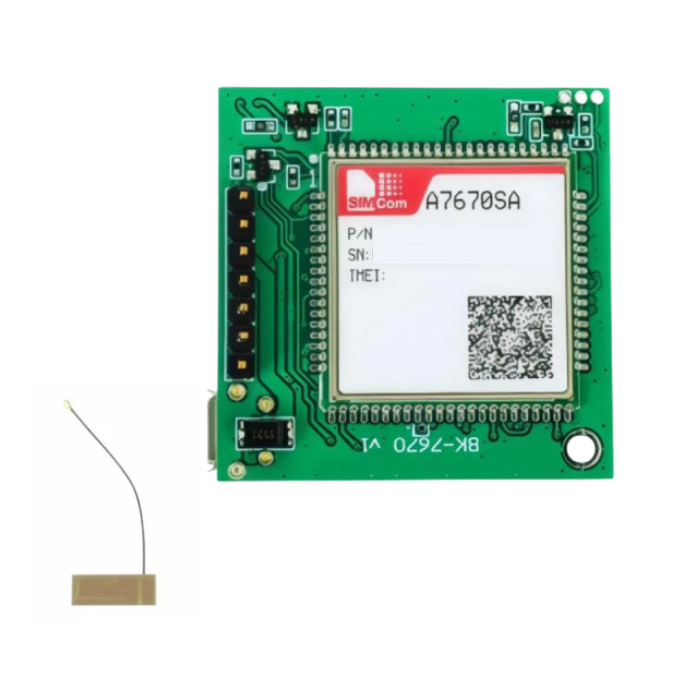 Módulo de Comunicación Celular 4G LTE Cat 1 A7670SA (BK-7670 V1)