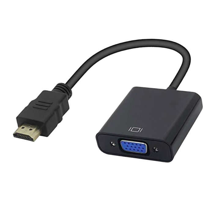 Cable Adaptador de Video HDMI Macho a VGA Hembra SIN AUDIO